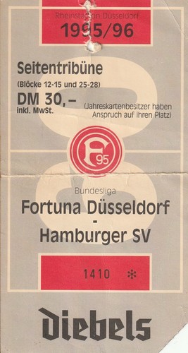 Ticket fortuna düsseldorf - ticket,