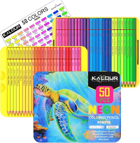 Kalour pdas neon buntstifte - pdas, neon-buntstifte