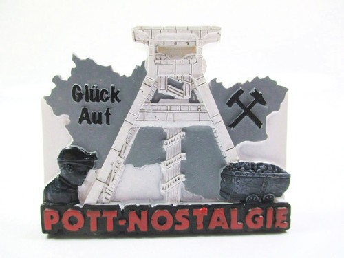 Ruhrpott zeche magnet poly - zeche,
