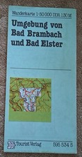 Wanderkarte, Umgebung von Bad