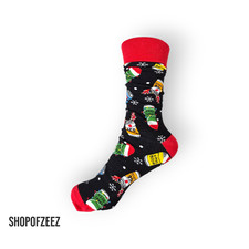 Lustige Weihnachtssocken für Herren – Bunte Motivsocken – Geschenk Weihnachten