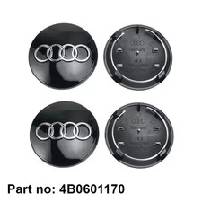 4x 60mm 4B0601170 Nabendeckel