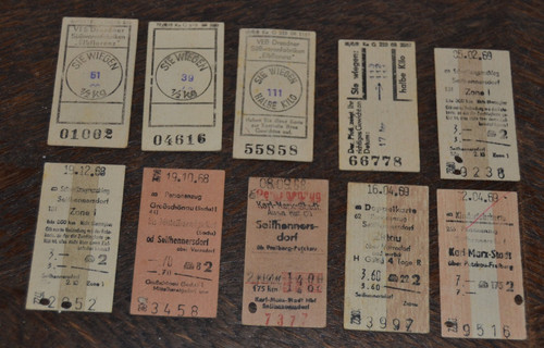 Alte ddr fahrkarten - ddr,