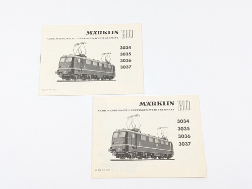 Märklin 3034 3035 - , 3036