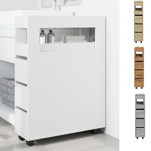 Badschrank schmal mit rollen - schmal,