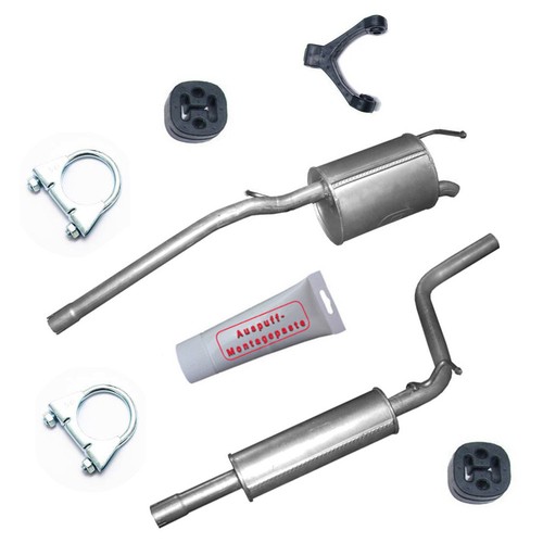 Auspuff mitteltopf endtopf - auspuff,