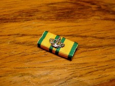 Viertagekreuz Nijmegen Marsch Silber mit Krone -- Bandschnalle Orden Bundeswehr