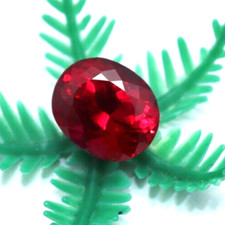 Natürlich Rubin Rot 7.30 Karat Ovaler Schliff Zertifiziert Selten Lose Edelstein