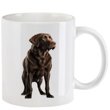Tasse mit Labrador braun - mit oder ohne Wunschname - 10 Motive