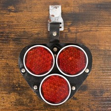 BALDAUF G 05015 G 02114 56mm Rückstrahler 3-fach rot Leder Dreieck G05015 G02114