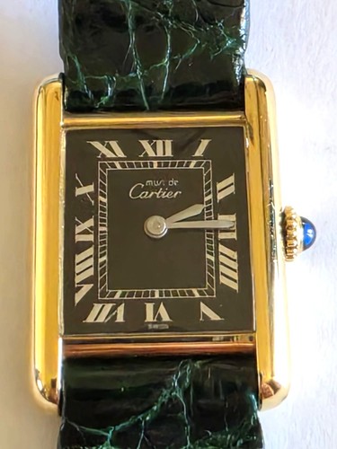 Cartier tank vermeil - tank, 925