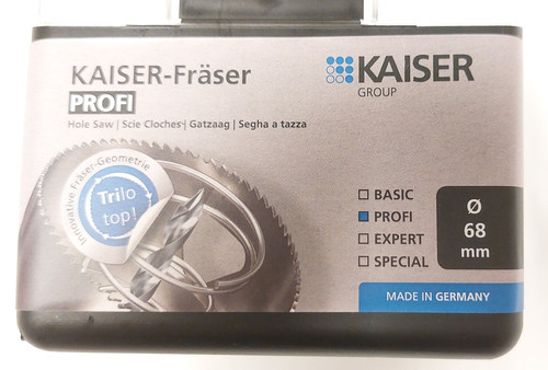 Kaiser profi fräser 68mm - fräser, Ø