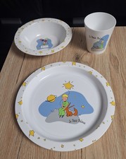 Der kleine Prinz Kindergeschirr-Set *wie neu* Teller Schälchen Becher von POMASE