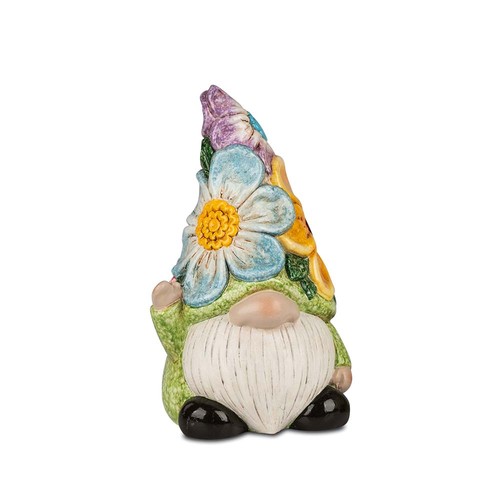 Deko zwerg flower power - cm,