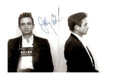 Johnny Cash A4 Mug Shot