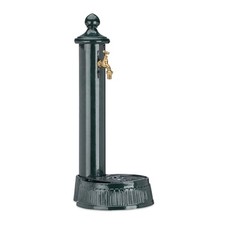 Standbrunnen antik Wasserzapfsäule Zierbrunnen Gartenbrunnen dunkelgrün 4,4 kg