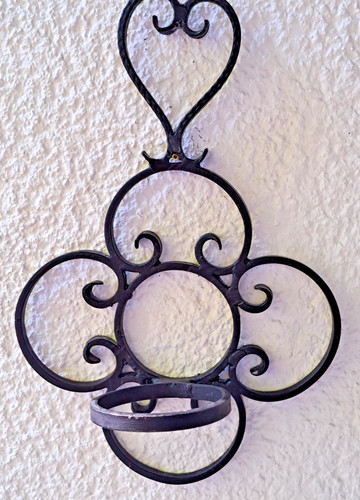 Wandkerzen blumehalter - wandkerzen-/,