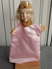 Handpuppe  Prinzessin Holzkopf
