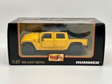 DieCast Hummer H1 Soft Top 1:27 Maisto Modellauto Special Edition Gelb USA SUV