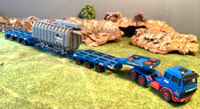 Kibri Tieflader Schwertransport Überlänge Generator Mercedes Zgm. 1:87 H0