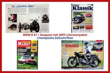 BMW R 67 + Gespann mit 26PS Literaturpaket - 2 komplette Zeitschriften