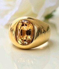 Ring Imperial Topas 7ct Gold