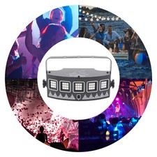 RGB B��hnenbeleuchtung DJ Projektor Disco LED Strobo Lichteffekt Lampe Party USB