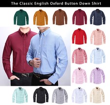 Herren Langarm Oxford Hemd