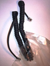 Telefonhörerkabel  GS Spiralkabel Hörer Wendelschnur RJ10 auf RJ10 Western Steck