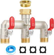 3-Wege Verteiler, 3/4 Zoll