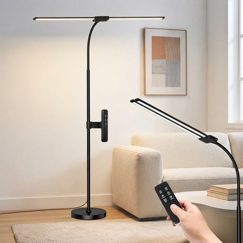 Led doppelkopf stehlampe 50 - doppelkopf,