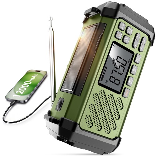 Kurbelradio notfallradio solar - kurbelradio,