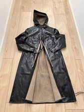 Retro Regenmantel Gummimantel Regenjacke Gummijacke Lackmantel vintage 60/70er