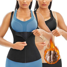 Damen Waist Trainer Bauchweg Korsett Taillenmieder Schweiß Weste Body Shaper Gym