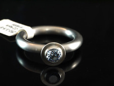 Ring Edelstahl Changes 1 Ring Gr 54  Marke Kado Design Zirkona  aqua blau