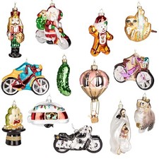 BRUBAKER Glas Weihnachtskugeln