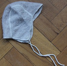 Baby Mütze Häubchen LanaCare Denmark öko bio 100% Schurwolle Gr. 80 NP 26€