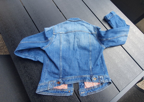 Denim kinder jeansjacke blau - kinder, s