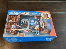 Playmobil Knights Ritterschmiede 5637  OVP Aufklapp-Spiel-Box Schmiede Komplett 