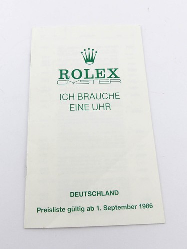Original rolex oyster - original, "ich