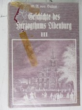 von Halem Geschichte des Herzogtums Oldenburg III schuster reprint 1974  Y8-1166