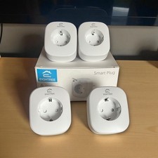 EIGHTREE Matter Steckdose,WLAN Smart Steckdose mit Strommessung,Zeitplan,4stück