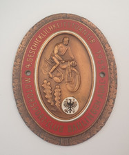 alte ADAC Plakette Motorrad Geschicklichkeitsturnier Bahlingen 1955