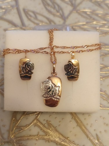 Schmuckset xuping rosengold - schmuckset,