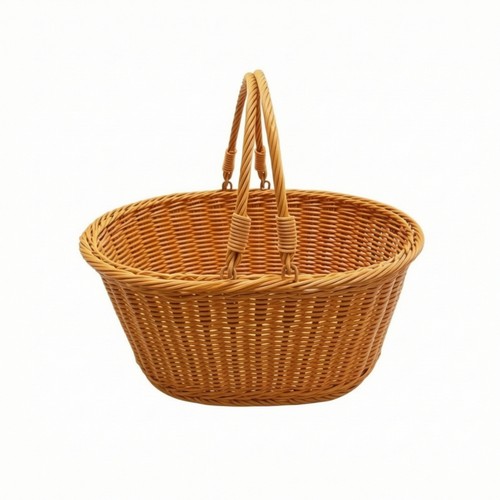 Einkaufskorb mit griff oval - einkaufskorb,