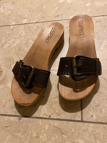Esprit holzklepper pantolette - esprit,