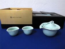 Staatsgeschenk Taiwan Anta Pottery - Seladon Teeset „Echo of Summer“ 2 Peronen