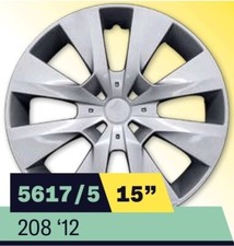 4 RADKAPPEN RADZIERBLENDEN 15"