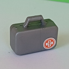 Playmobil Sammlung Ersatzteil KOFFER Arzt Notarzt Tierarzt silber