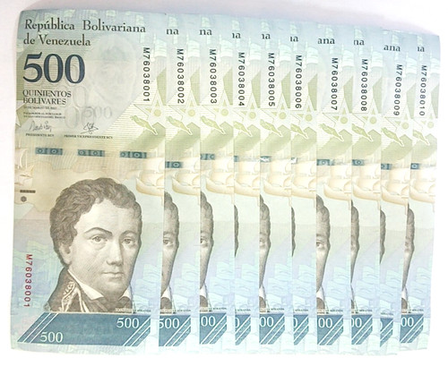Banknoten venezuela x 500 - venezuela,,